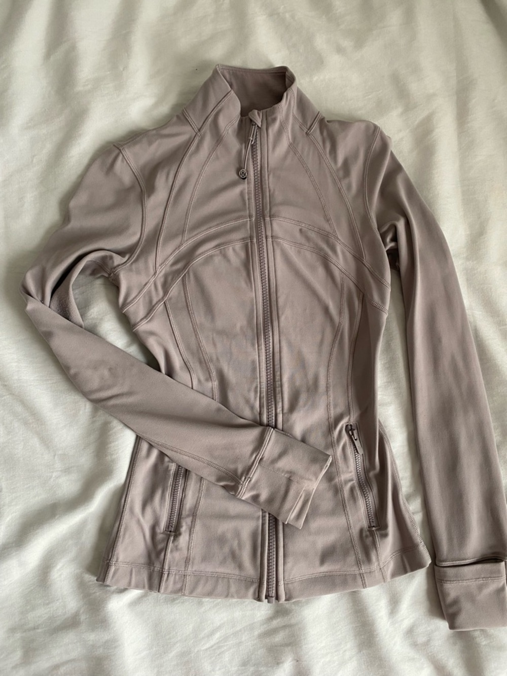 Lavender Lululemon Athletica Soft Mauve Zip-Up Define Jacket